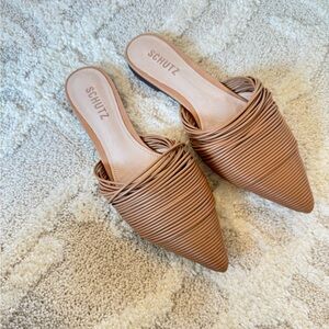 SCHUTZ flats never worn